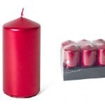 VELA PILAR COR:VERMELHO
