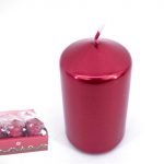 VELA PILAR 7.5X5CM 120GR VERMELHO
