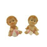 BEBE PACK C/2 4,3CM ALT. COR:ROSA