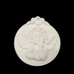 MEDALHA ANJO RESINA L.8X9ALT.