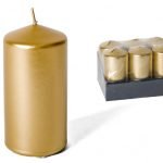VELA PILAR COR:OURO