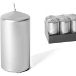 VELA PILAR COR:PRATA