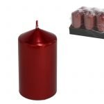 VELA PILAR DIA.5,5X10ALT.CM VERMELHO