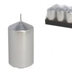 VELA PILAR DIA.5,5X10ALT.CM PRATA