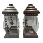 CANDEEIRO ESPELHO C/FLOR 13.5X32CM ALT.