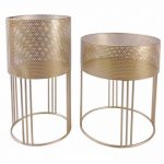 CONJ.2 SUPORTES C/VASO 38X38X47CM