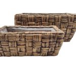 VIME- CONJ. 2 FLOREIRAS RECT. 54CM