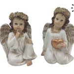 ANJO SENTADO C/LUZ 20CM