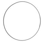 ARO METAL 25DIA. COR:PRATA