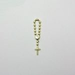 TERÇO MINI OURO SACO C/24