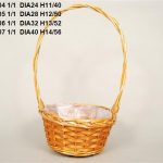 CESTA C/ASA DIA.40X56CM ALT. COR:CASTANHO