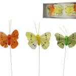 BORBOLETAS COLORIDAS 5CM CX. C/12UNID