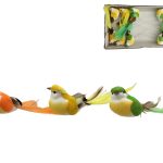 PASSAROS COLORIDOS 12,5CM CX.C/12UNID