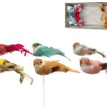 PASSAROS COLORIDOS 9CM CX.C/12UNID