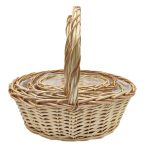 CONJ.4 CESTAS DIA.44X45ALT. COR:NATURAL