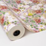 ROLO PAPEL 70CMX25MTS C/DESENHO FLORIDO