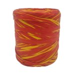 RAFIA ROLO 1.5CMX200MTS "VERMELHO/AMARELO"