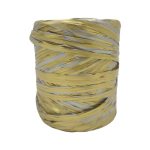 RAFIA ROLO 1.5CMX200MTS MULTICOLOR "PRATA/OURO"