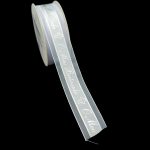 FITA 2.5CMX2.7MTS "O MEU BATIZADO" COR:BRANCO