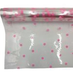CELOFANE 70CMX45MTS TRANSP./CORS COR: ROSA