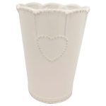 CASPO ALTO C/CORAÇAO D13,5 H18 COR:BRANCO