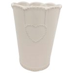 CASPO CERAMICA C/CORAÇAO D11 ALT.14 COR:BRANCO