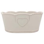 FLOREIRA CERAMICA C.20,5X10 ALT.9 COR:BRANCA