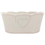 FLOREIRA CERAMICA C.25X13 ALT.12 COR:BRANCA