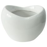 CERAMICA- CORAÇAO 14X10,5 ALT.10,5 COR:BRANCO