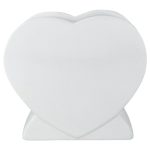 CERAMICA- CORAÇAO 9,5X4,3 ALT. 8,5 COR:BRANCO