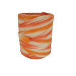 RAFIA ROLO 1.5CMX200MTS MULTICOLOR "LARANJA"