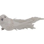 PASSARO C/CLIP 23CM COR:BRANCO