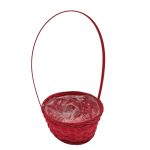 CESTA RED. DIA.20X36ALT. COR:VERMELHO