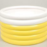 VASO CERAMICA DIA.19 COR:AMARELO