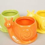 CERAMICA- CARACOL COLORIDOS 12,5X8,5