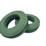 COROA BASE PLASTICO C/ESPUMA 20CM 2UNID.
