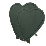 CORAÇAO ESPUMA C/SUPORTE BASE DE MADEIRA