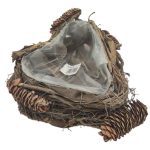 CORAÇAO C/PINHAS 20X20X6ALT. CM