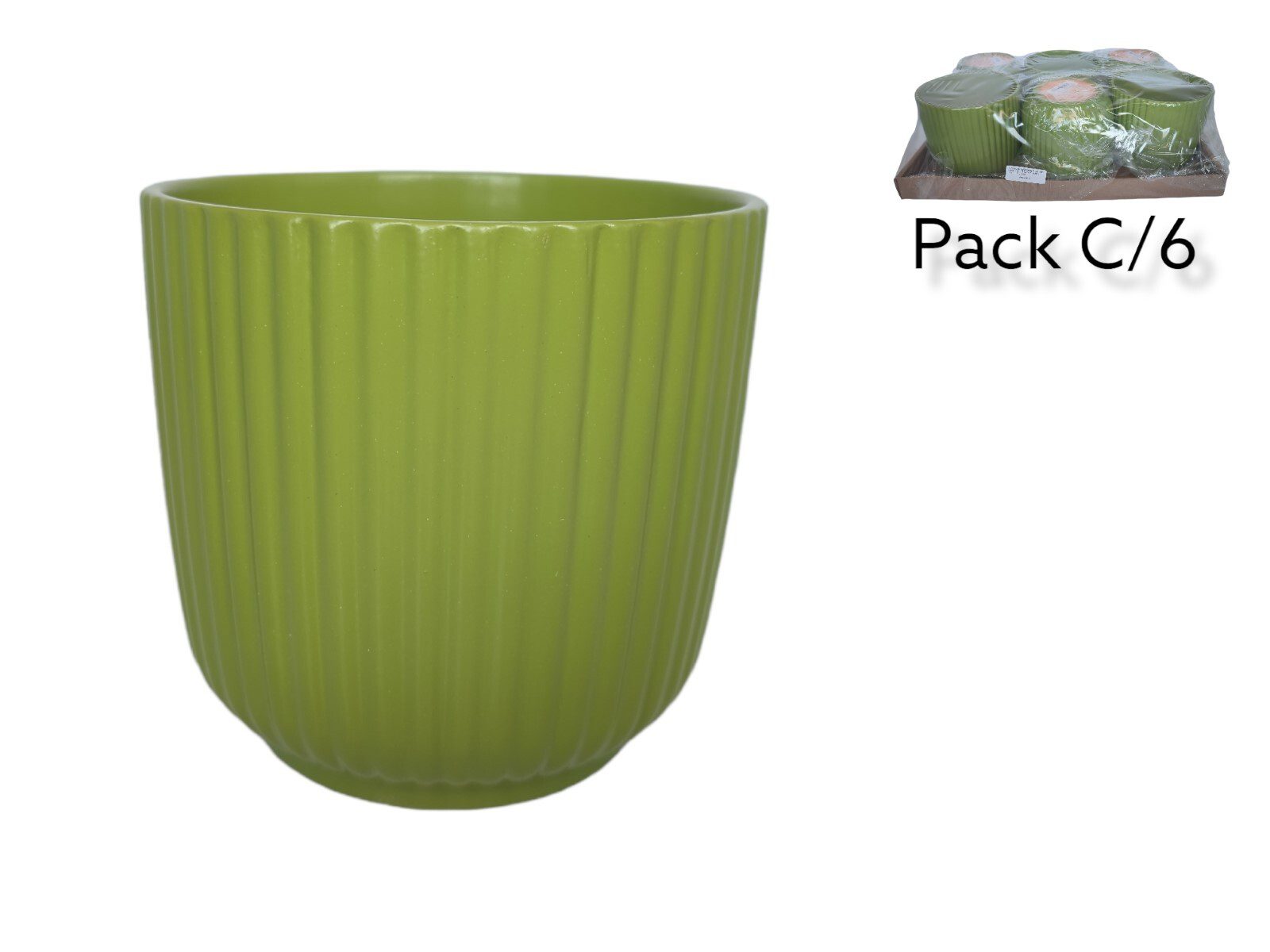 102.000005 VASO PITTI DIA.13,5X13ALT. COR:VERDE - Image 1