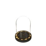 CUPULA LED PRETO 12X16.5CM INCL 2XAAA PILHAS