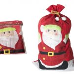 SACO PAI NATAL BORDADO 90X56CM