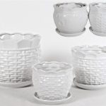 VASO C/PRATO LUX 22CM