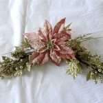 GUIRNALDA PORTA POINSETIA ROSA 60CM