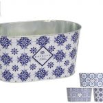 JARDINEIRA ZINCO ARABIC 22,5X13,5CM SORTIDOS