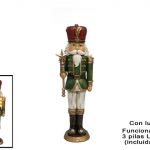 OFICIAL VERDE C/VARINHA ESTRELA 46X13,5X10,5CM C/LUZES