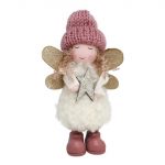 FIGURA DE ANJO DECORADO 14X8X5.5 CM