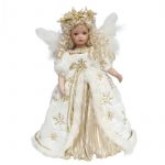 ANJO BONECA 45CM COR:OURO