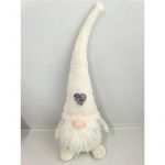 GNOMO DE PE DEC. BRANCO 17X11X45 CM