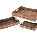 CONJ.3 BANDEJAS MADEIRA
