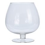 VASO VIDRO COGNAC 21CM
